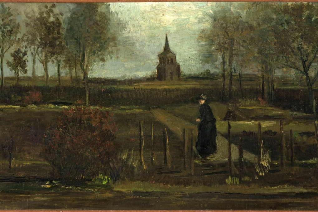 Vincent van Gogh’s painting ‘Parsonage Garden at Neunen in Spring’ was stolen from the Singer Laren Museum in the Netherlands. Photo: AFP