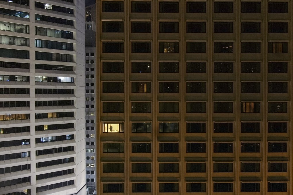 The lights are on in a single hotel room, in Causeway Bay, Hong Kong, in February. Photo: SCMP / Martin Chan