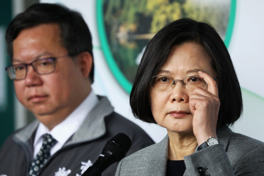 Taiwanese President Tsai Ing-Wen has announced additional spending to help counter the economic impact of the Covid-19 pandemic. Photo: Reuters