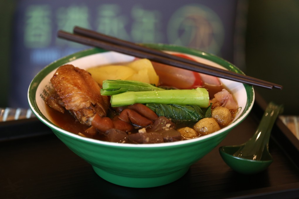 Wing Nin signature big bowl cart noodles at Wing Nin in Sha Tin. Photo: Jonathan Wong