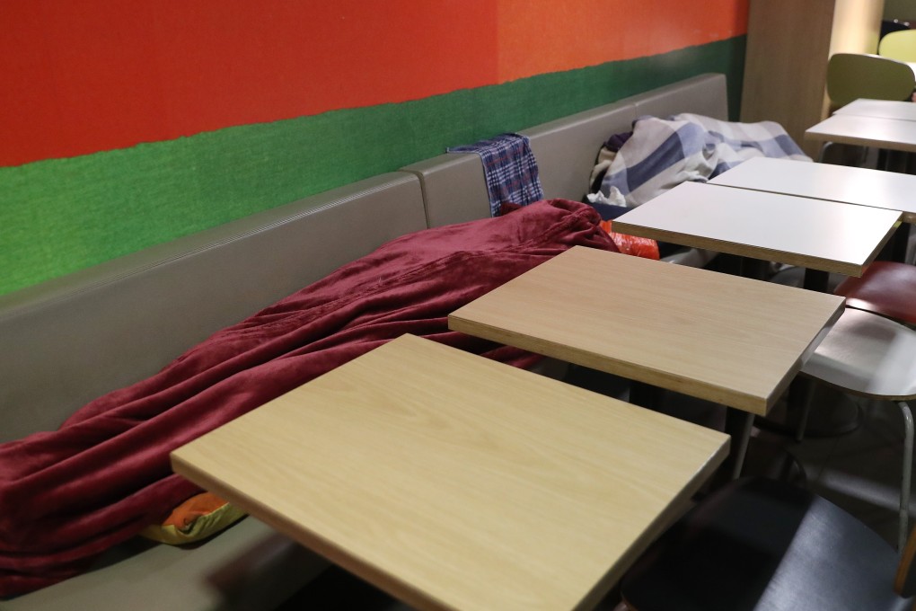 A ‘McRefugee’ at a McDonald’s branch in Jordan. Photo: Edmond So