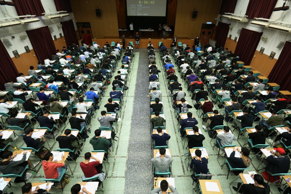 School closures amid the Covid-19 pandemic have left students scheduled to sit the upcoming Hong Kong Diploma of Secondary Education (DSE) exams more stressed than any of their predecessors. Photo: SCMP