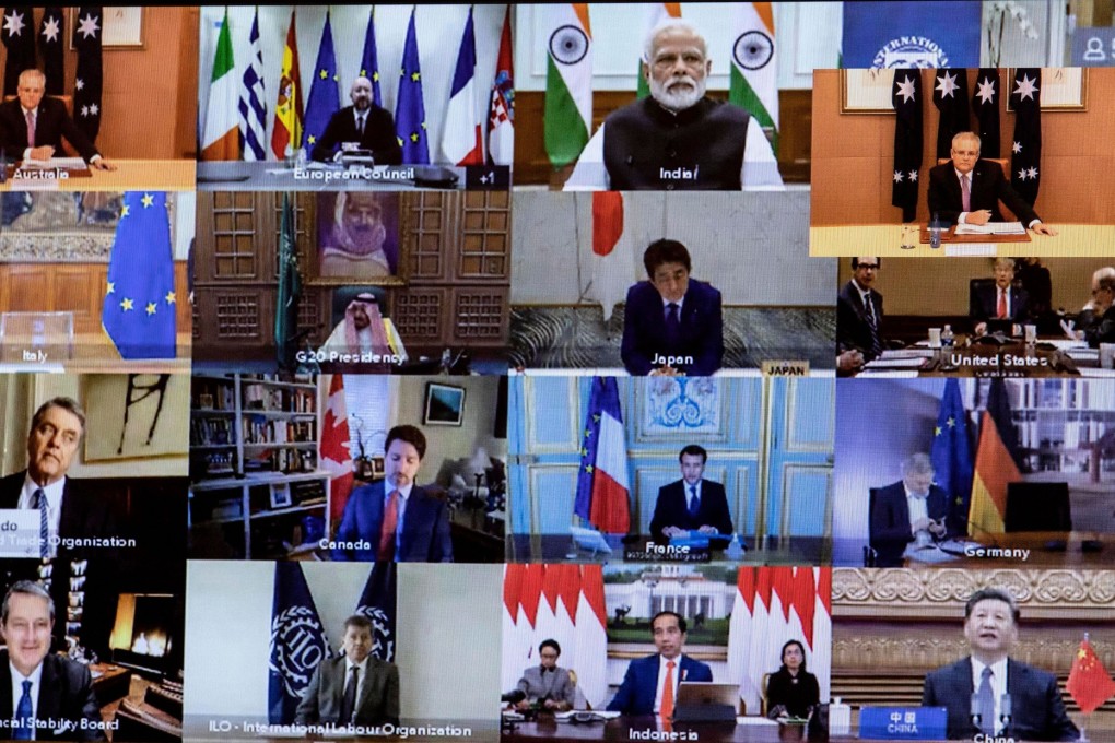 G20 leaders hold an online summit on March 26 to discuss the coronavirus. Photo: AFP
