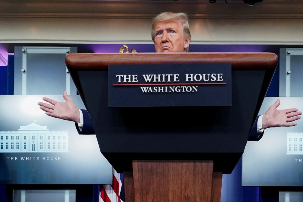 US President Donald Trump speaks about his administration's response to the coronavirus disease Covid-19 outbreak. Photo: Reuters