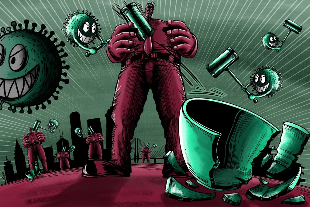 Now a debate is raging in China, as statisticians crunch their own numbers, trying to put a figure on how many people in China have lost their jobs due to the lockdown and the stop-start recovery effort. Illustration: Lau Ka-kuen