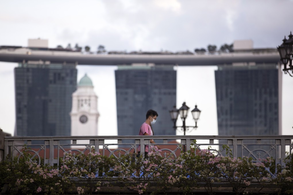 A view of Singapore’s Marina Bay Sands. The country’s economy has been battered by the coronavirus. Photo: EPA-EFE