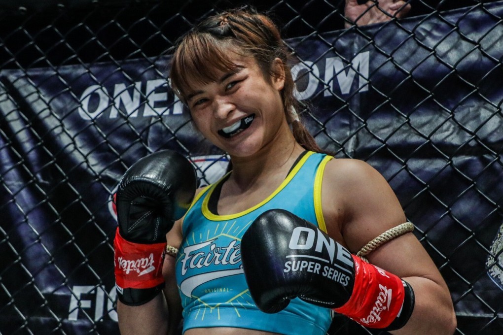 Stamp Fairtex before her bout against Janet Todd. Photos: One Championship