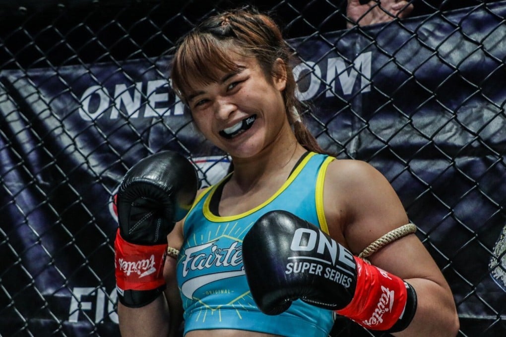 Stamp Fairtex before her bout against Janet Todd. Photos: One Championship