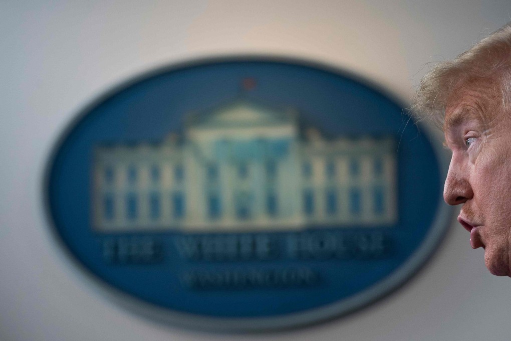 US President Donald Trump speaks during a briefing on the novel coronavirus at the White House on April 4. Photo: AFP
