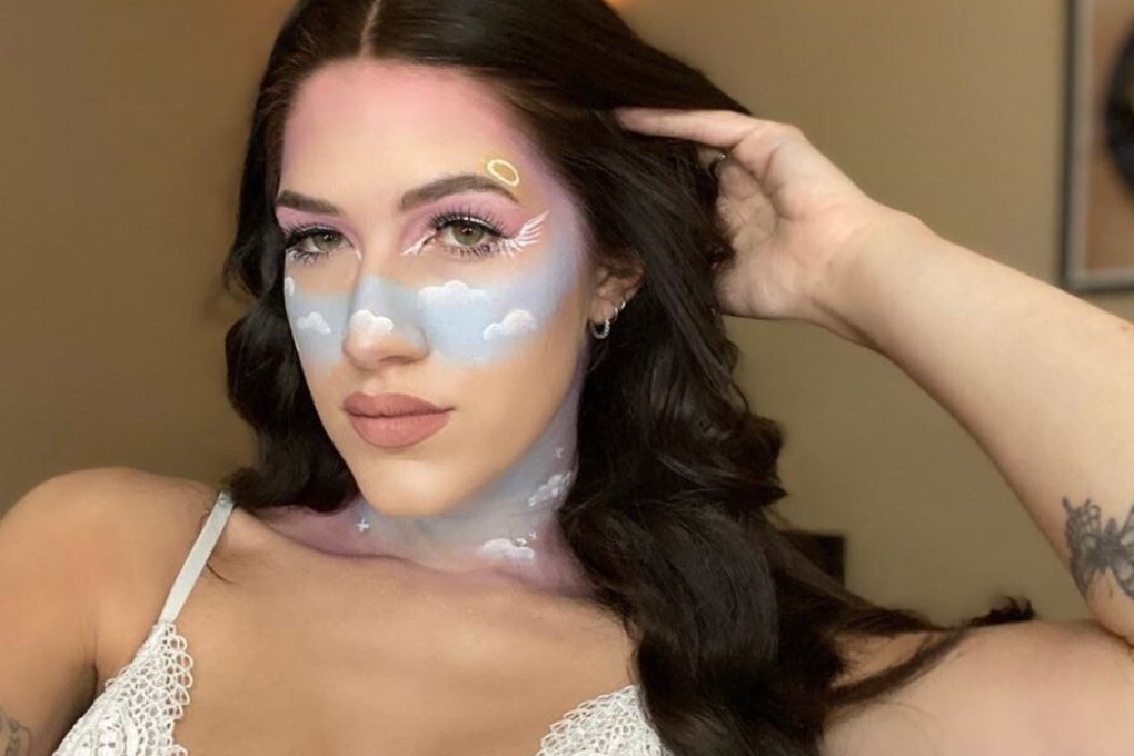 Beauty blogger Faith Zellman used photo editing app Facetune to tint her roots espresso brown.