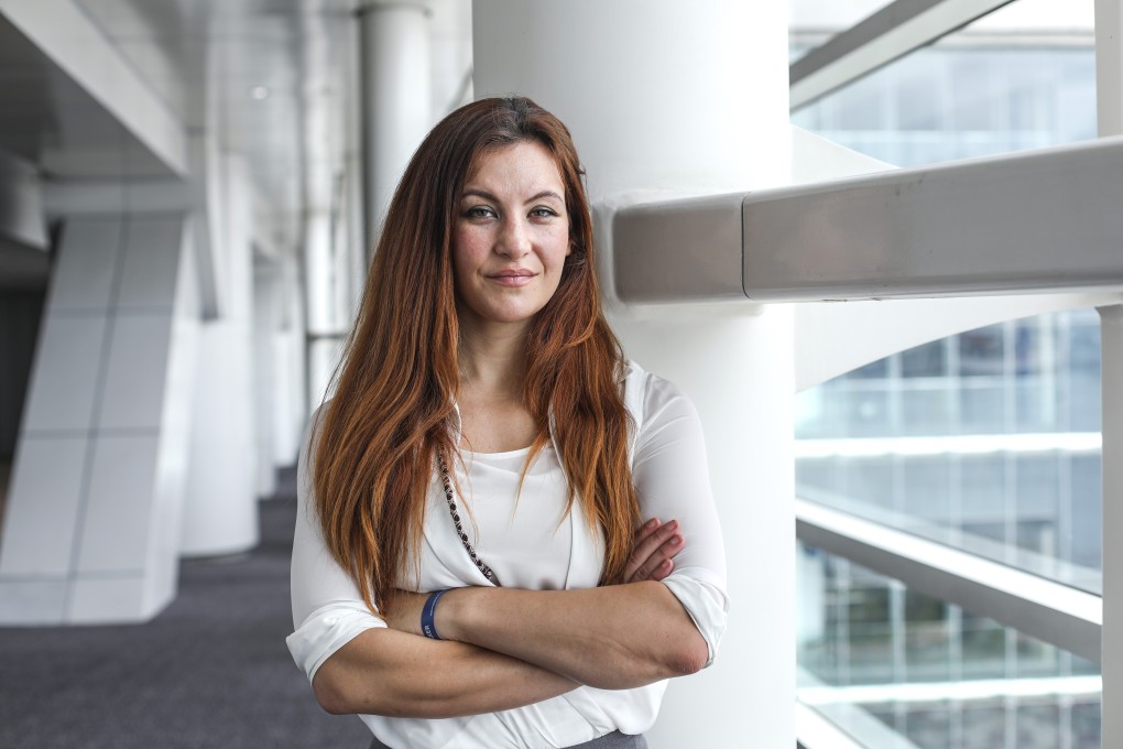 One Championship executive and former UFC bantamweight Champion Miesha Tate in Wan Chai. Photo: Xiaomei Chen