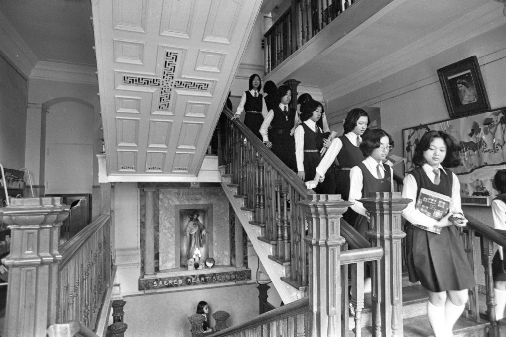 Students at the Sacred Heart Canossian College in Pok Fu Lam, in April 1978. The convent school is among the many social contributions of six Canossian Sisters who arrived in Hong Kong from Italy on April 12, 1860, and their successors. Photo: SCMP