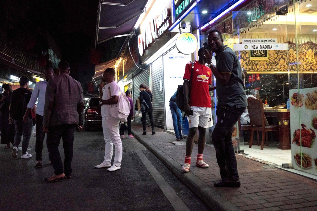Several thousand foreigners live in Guangzhou’s “little Africa”. Photo: AFP