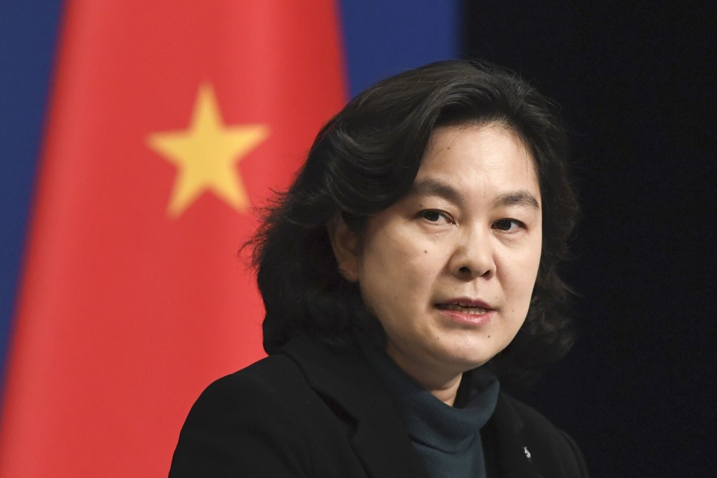 Foreign ministry spokeswoman Hua Chunying called for a more aggressive stance. Photo: Kyodo