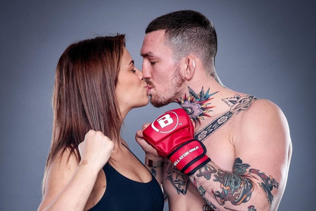 Bellator star Austin Vanderford with his wife Paige VanZant. Photo: Instagram