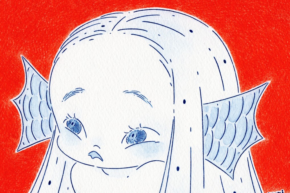 From the legendary Japanese monster Amabie (pictured here on Instagram by artist Ikumi Nakada) to giant guardian statues, Japan is fighting back against the coronavirus with wishes of good luck, exercise and online prayers. Photo: Ikumi Nakada