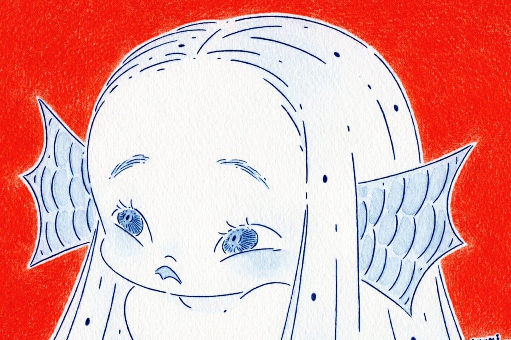 From the legendary Japanese monster Amabie (pictured here on Instagram by artist Ikumi Nakada) to giant guardian statues, Japan is fighting back against the coronavirus with wishes of good luck, exercise and online prayers. Photo: Ikumi Nakada