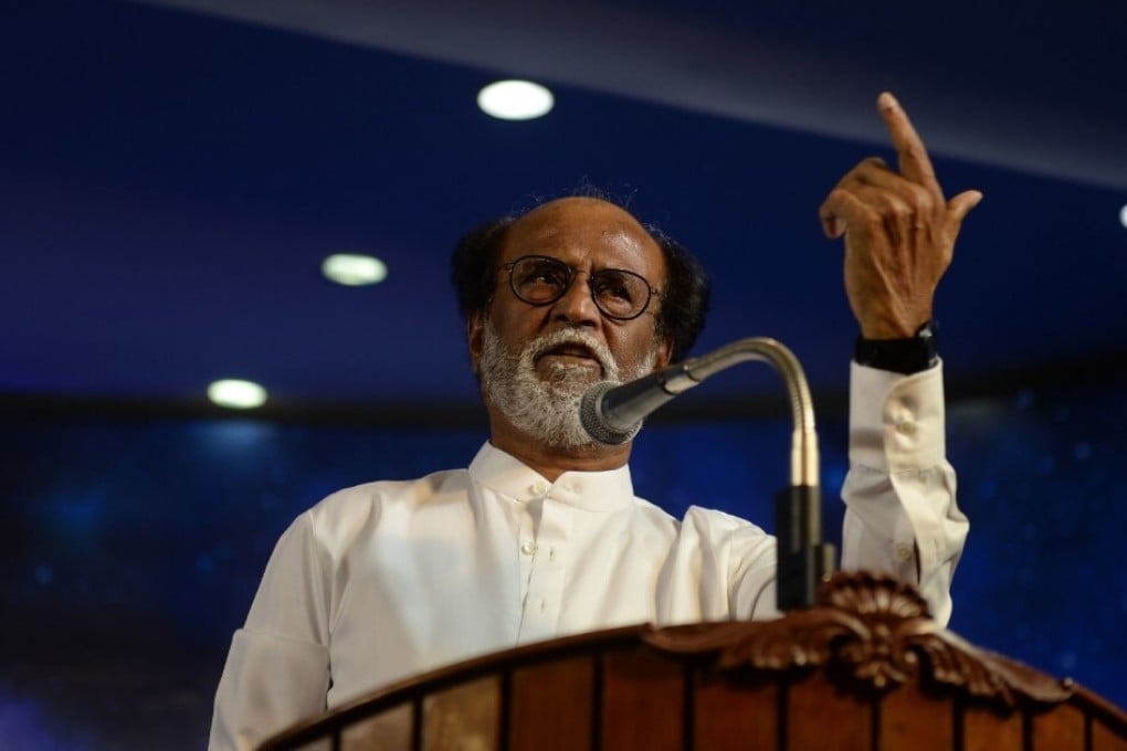 Indian superstar Rajinikanth. Photo: AFP