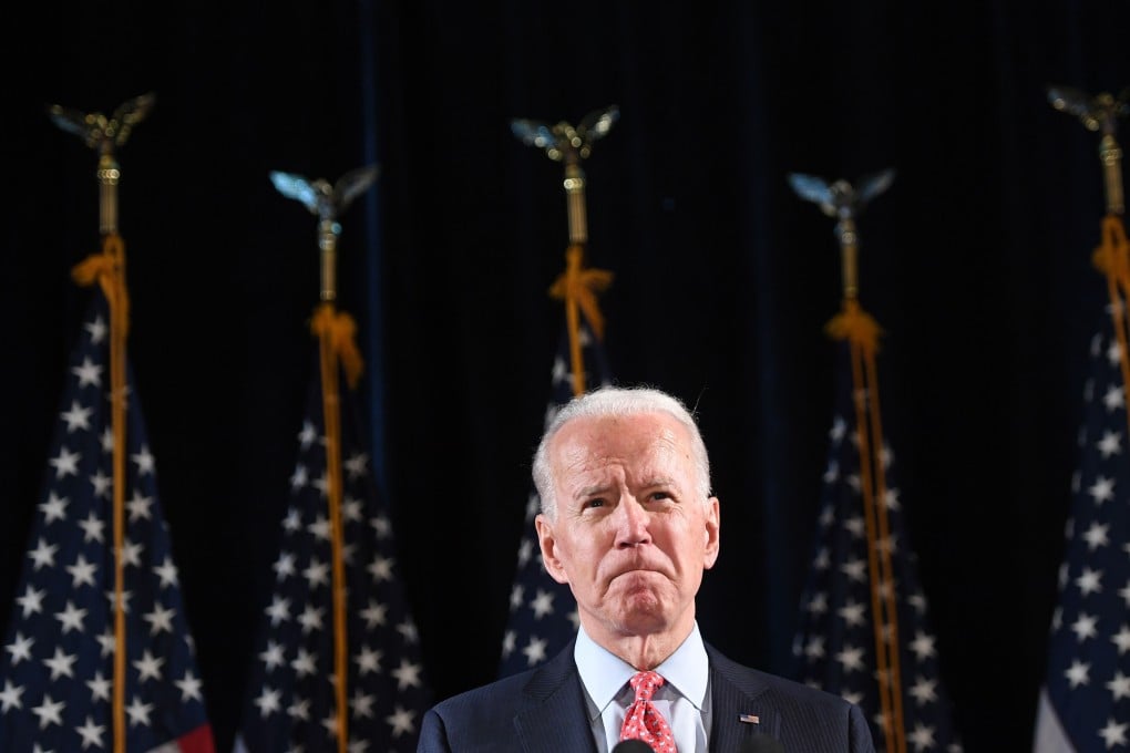 Tara Reade was one of eight women who last year came forward to say Joe Biden had hugged, kissed or touched them in ways that made them uncomfortable. Photo: AFP