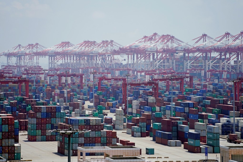 Overseas companies started cutting back orders and postponing the delivery of goods due to the coronavirus, hurting business at China’s ports. Photo: Reuters