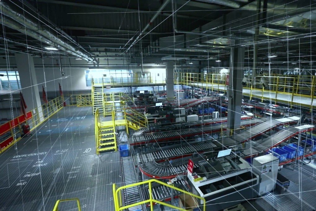 Mockup image showing JD.com’s 5G-powered smart logistics park in Beijing. Image: Handout