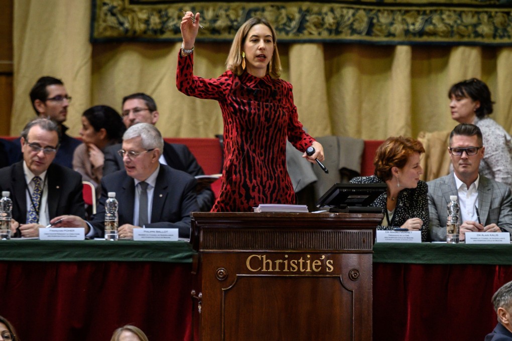 The coronavirus pandemic has put a pause on live auctions, but large art houses like Christie’s are going online as collectors continue to buy. Photo: AFP