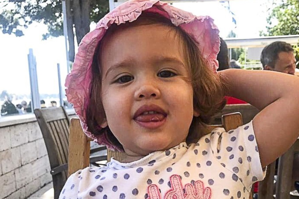 Livia, the only child of a Hong Kong mother and German father, was diagnosed in early February with acute myeloid leukaemia (AML). Photo: Handout