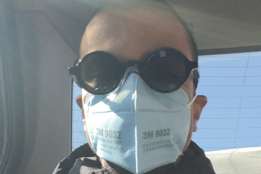 Saurabh Datta at his office in Beijing, China, two days after his release from quarantine. Photo: Saurabh Datta