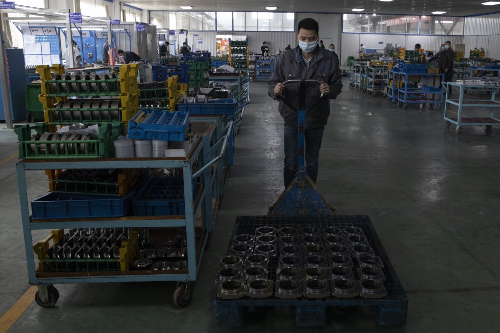 China’s economy shrank by 6.8 per cent in the first quarter of 2020. Photo: AP