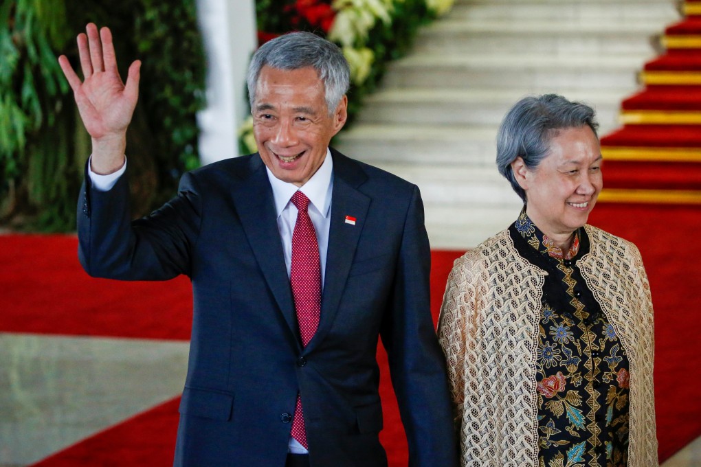 Singapore's Prime Minister Lee Hsien Loong with his wife Ho Ching. File photo: Reuters