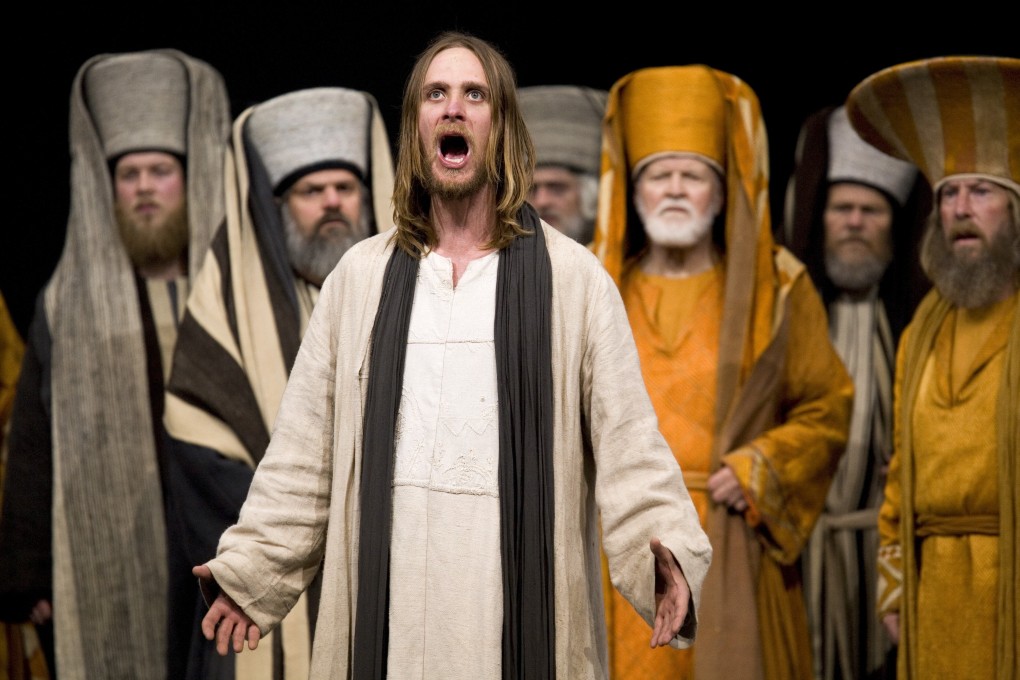 Frederik Mayet plays Jesus Christ in the Oberammergau Passion Play, in 2010. Photo: Stuart Forster