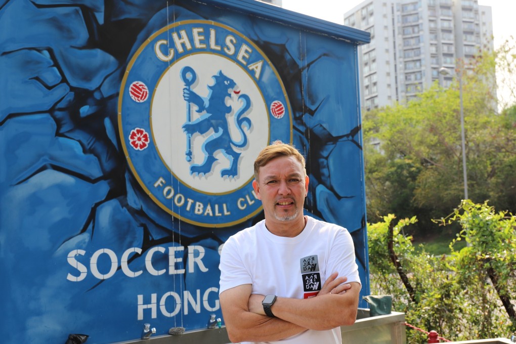 Leslie Santos faces a major challenge to keep his Chelsea FC Soccer School Hong Kong afloat during the Covid-19 pandemic. Photo: Chan Kin-wa