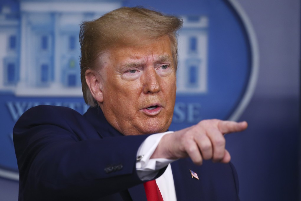 Donald Trump renewed his attacks on China on Saturday. Photo: Bloomberg