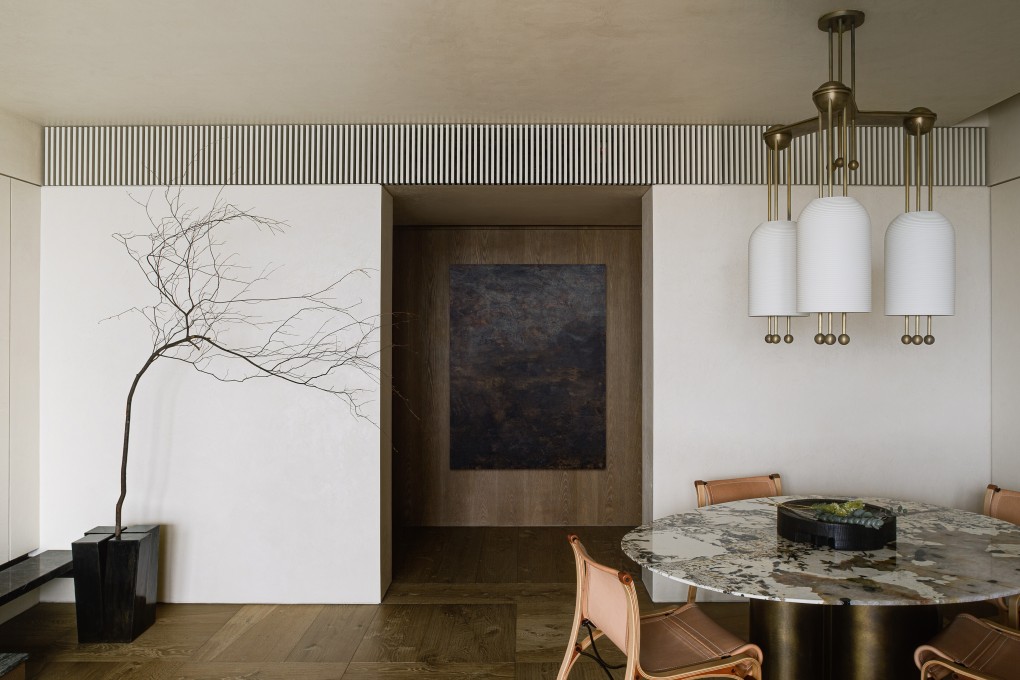 Designed by Nelson Chow of Hong Kong design firm NCDA according to the Japanese principles of wabi-sabi, this 1,700 sq ft Mid-Levels flat evokes feelings of peace and tranquillity. Photography: Harold de Puymorin