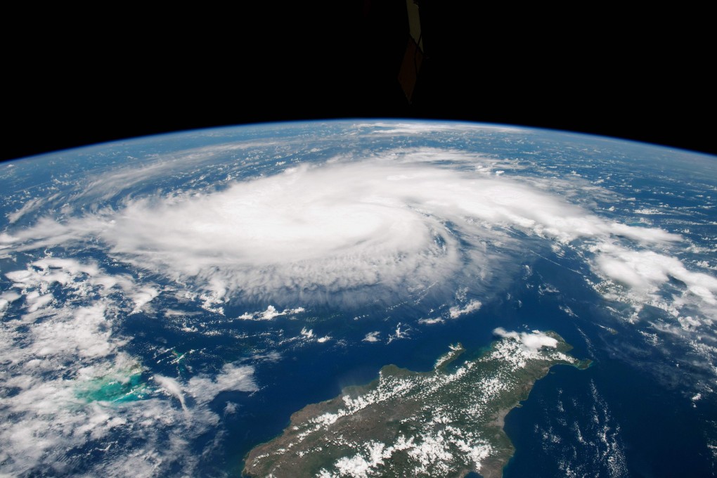Hurricane Dorian moves over the Dominican Republic in August 2019. Warmer oceans can intensify any storms that develop, researchers say. Photo: AFP