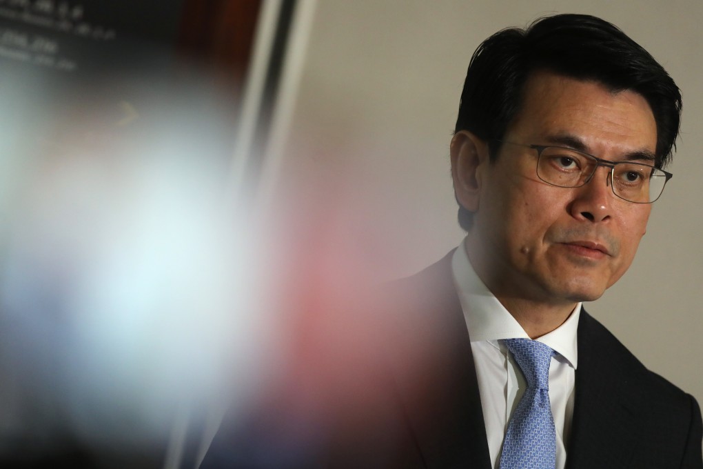 Recovery in some sectors cannot be rushed, says Secretary for Commerce and Economic Development Edward Yau. Photo: K.Y. Cheng