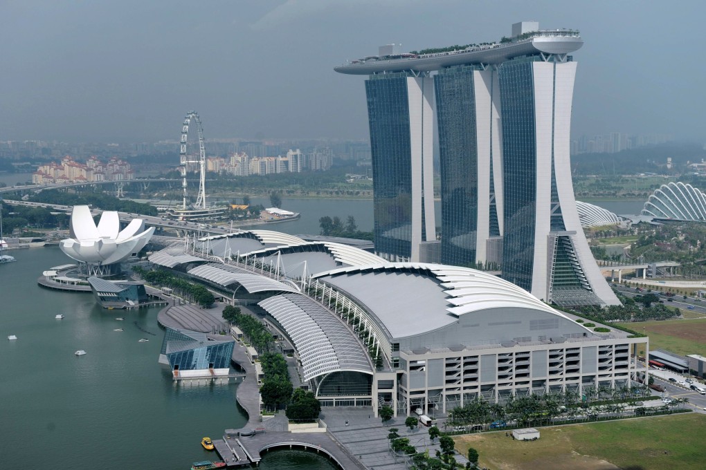A view of Singapore, including the Marina Bay Sands hotels and casino, on January 17, 2012. Photo: Agence France-Presse