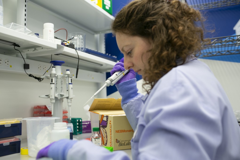 A researcher in a Strand Therapeutics laboratory. Government funding to lesser known biotech companies is crucial as many large drug companies have abandoned vaccine development, analysts said. Source: Handout