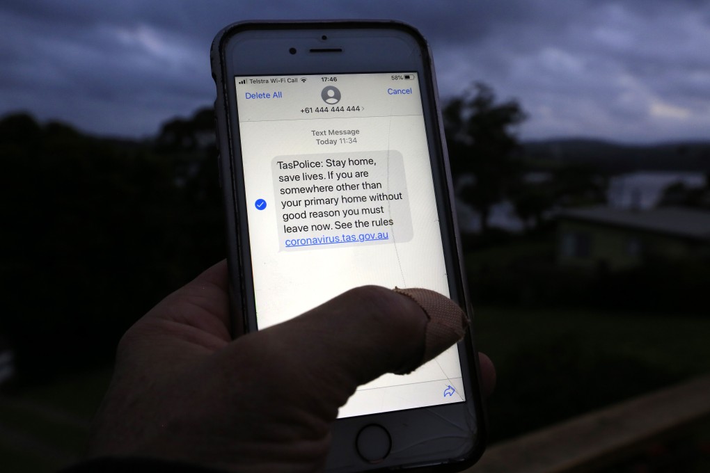 Chinese agents attempted to cause confusion in the US by spreading fake text messages in the early days of the coronavirus pandemic, according to a report in The New York Times. Photo: EPA-EFE