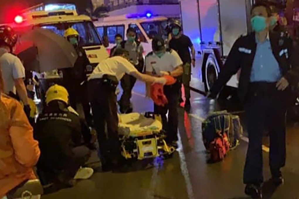 Emergency services were called to the scene near On Tai Estate. Photo: Facebook