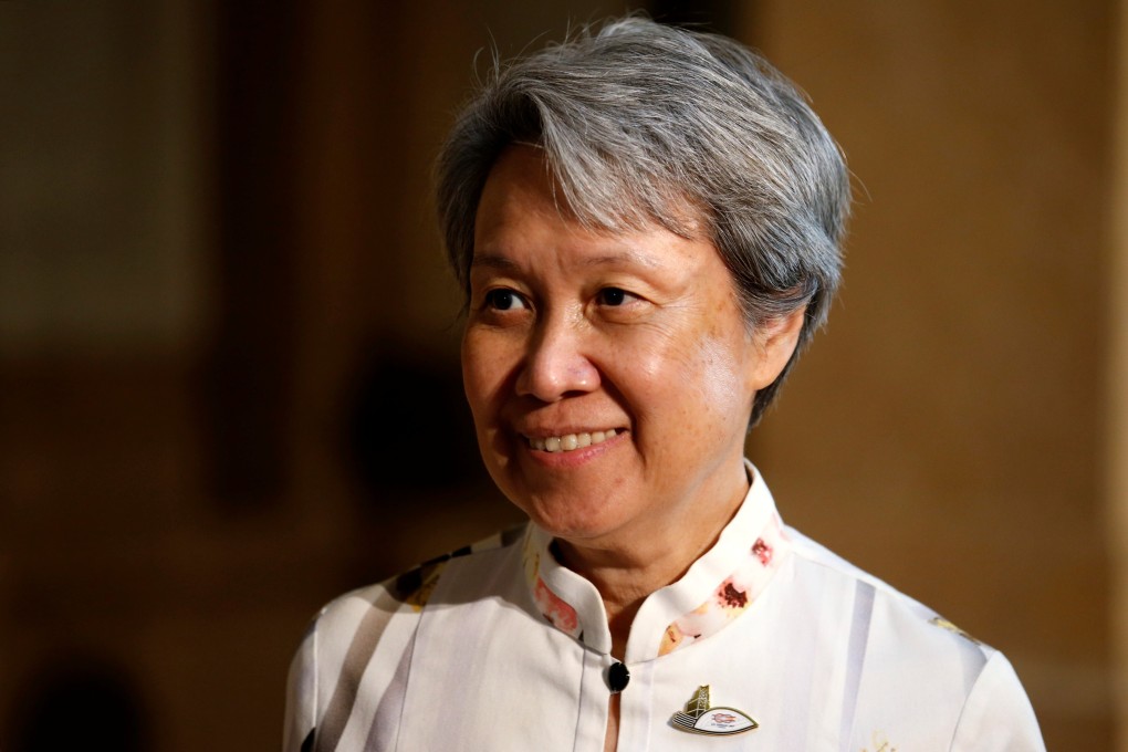 Ho Ching, who is married to Singapore’s prime minister, at the 2017 G20 summit in Hamburg. Photo: AFP