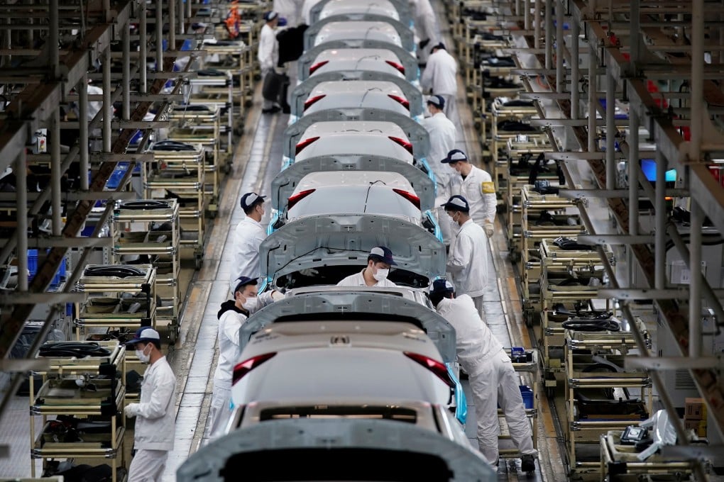 China’s industrial profits fell by 36.7 per cent in the first quarter of 2020. Photo: Xinhua