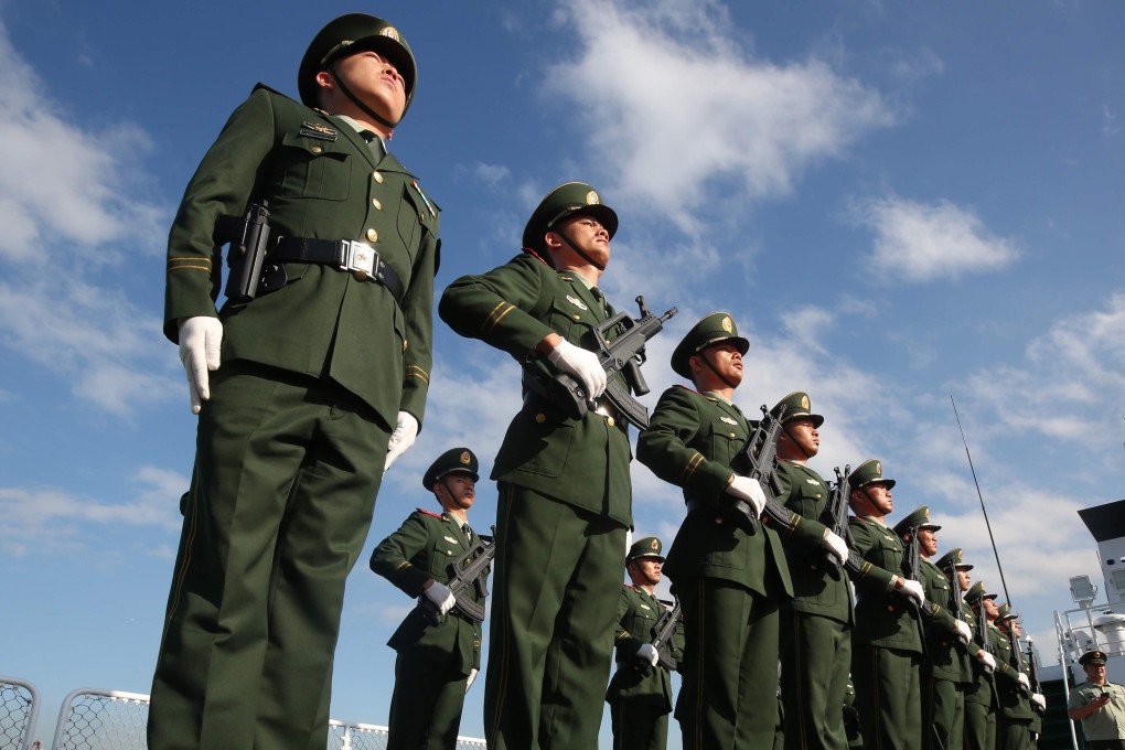 The Chinese coastguard, which is controlled by the armed police, has been at the front line as tensions rise in the South China Sea. Photo: AFP
