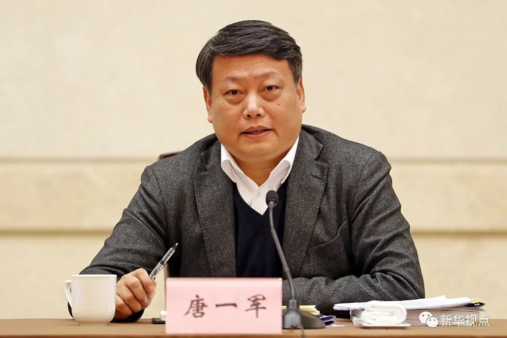 Former Liaoning governor Tang Yijun has taken over as China’s justice minister. Photo: Handout