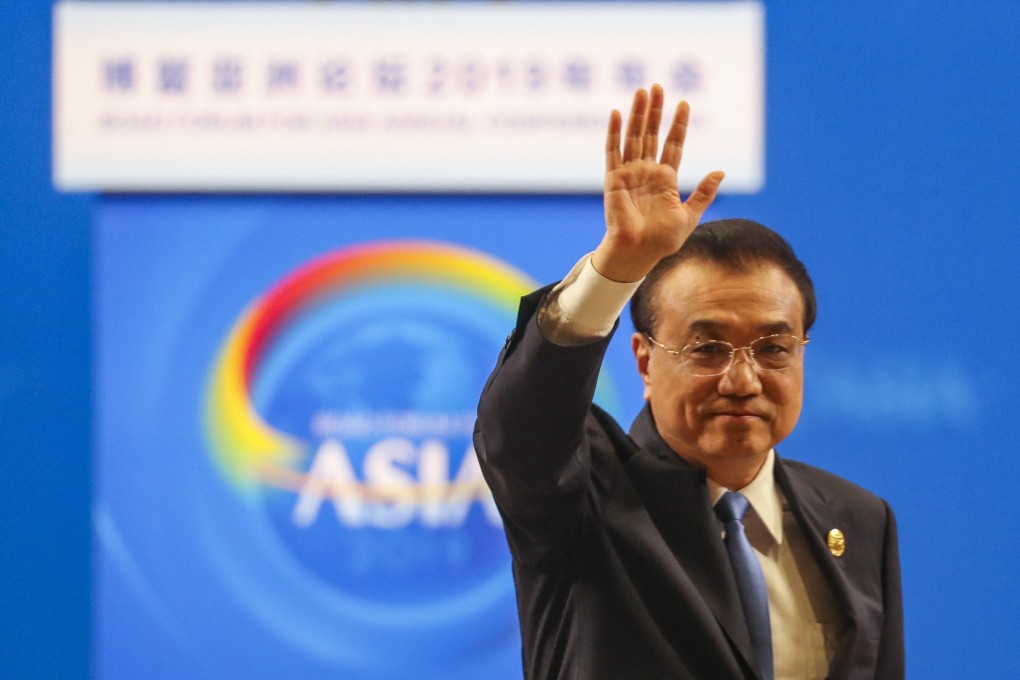 Chinese Premier Li Keqiang at last year’s Boao Forum. Photo: Winson Wong