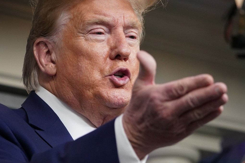 US President Donald Trump claims Beijing “will do anything they can to have me lose this race”. Photo: AFP