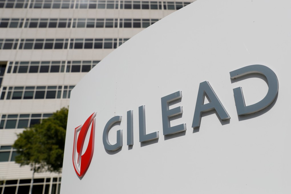 The Gilead Sciences logo displayed outside the company’s offices in Foster City, California. Photo: Reuters