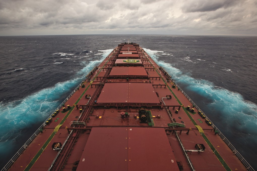A container ship at sea. Photo: Basil Pao
