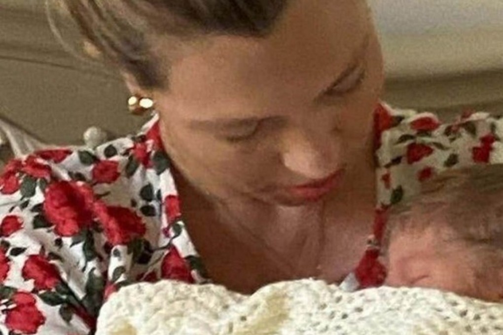 Carrie Symonds posted a picture on her Instagram account of her cradling her son. Photo: Instagram