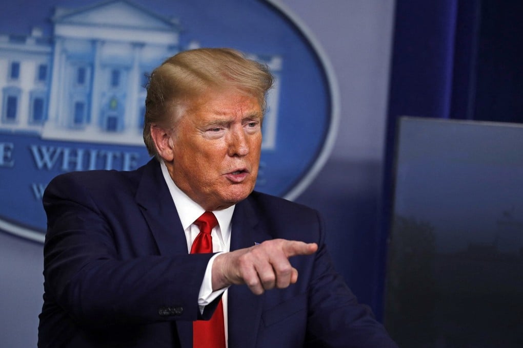 US President Donald Trump says tariffs could be a punishment against China for what he says is a mishandling of the new coronavirus outbreak. Photo: TNS